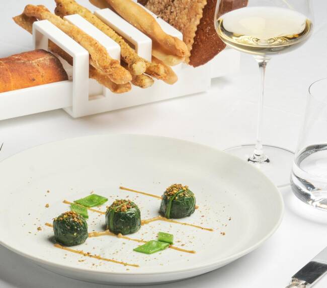 Gourmet-CasaVissani-Sfere-di-Spinaci